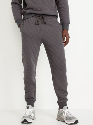Loose Quilted Fleece Joggers | Old Navy (US)