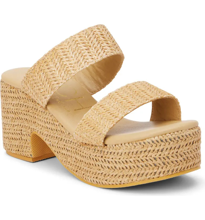 Ocean Ave Espadrille Platform Slide Sandal (Women) | Nordstrom