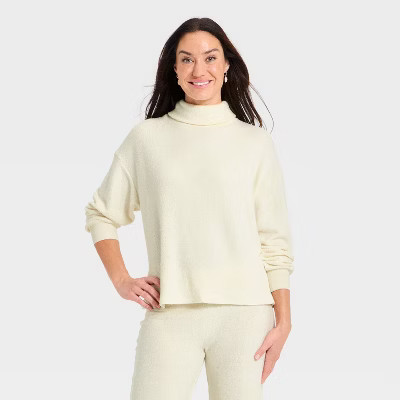Women's Long Sleeve Mock Turtleneck Pullover Blouse - Universal Thread™ | Target