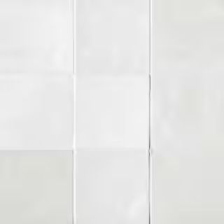 Cloe Square Glossy White 5 in. x 5 in. Ceramic Wall Tile (10.83 sq. ft./Case) | The Home Depot