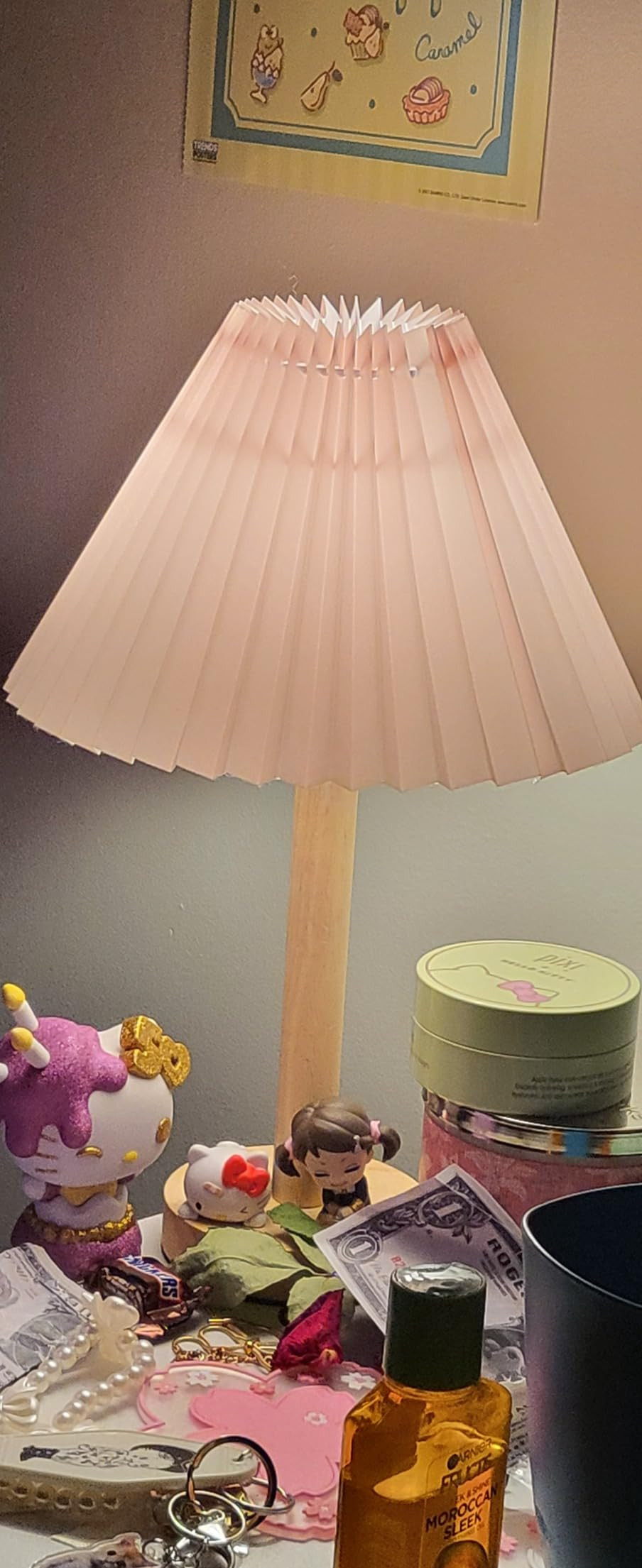 Zenply Small Table Lamp, Bedside Nightstand Mini Lamp for Bedroom Living Room Side Table Small Sp... | Amazon (US)