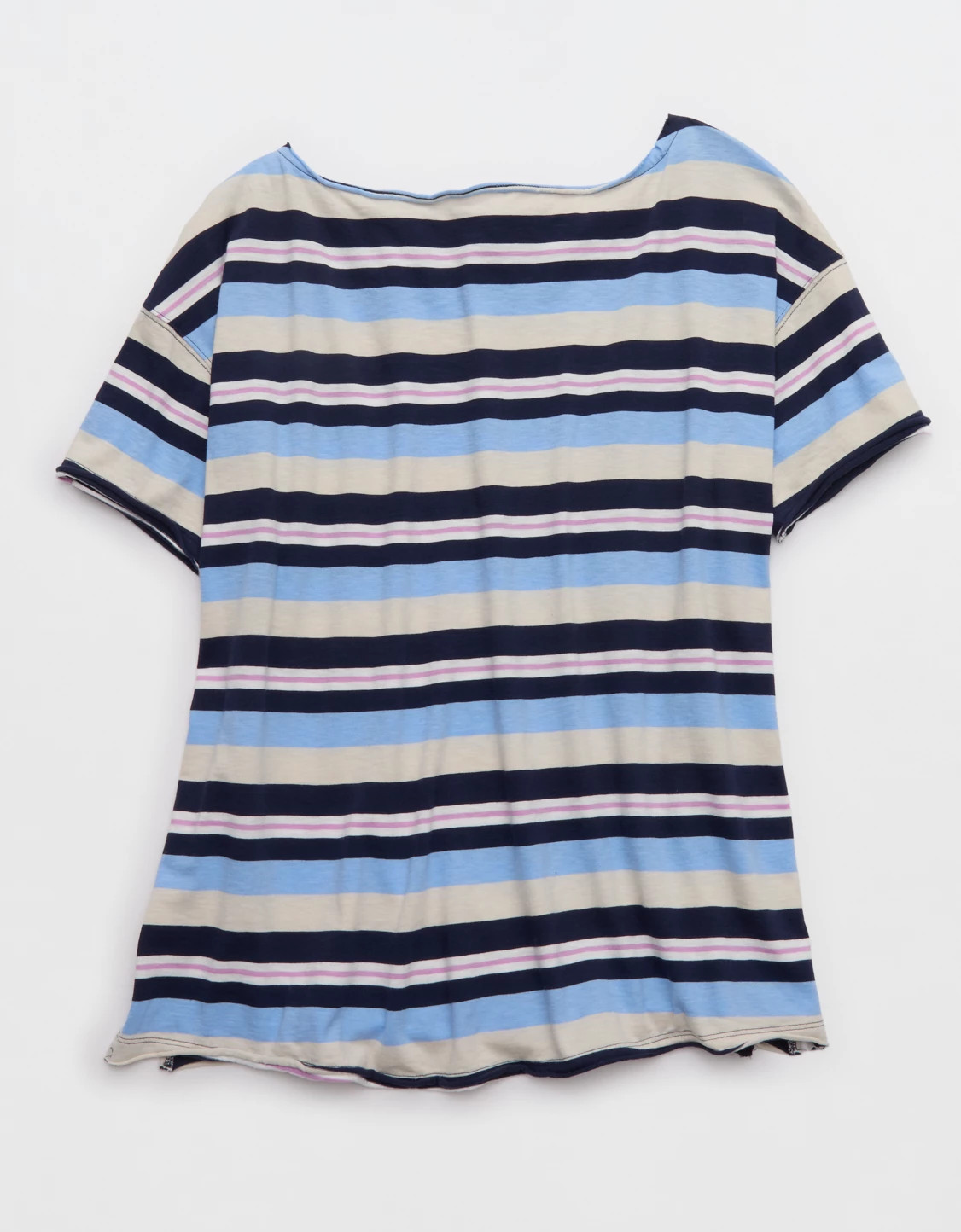 Aerie Off The Shoulder Oversized Boyfriend T-Shirt | American Eagle Outfitters (US & CA)