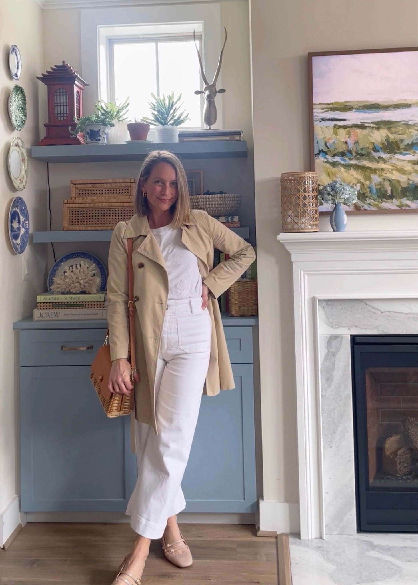 Spring capsule wardrobe outfit (12 out of 21). Size up size in white jeans if you’re in between sizes.

#LTKshoecrush #LTKstyletip #LTKSeasonal