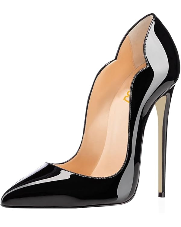 FSJ Women Classic Pointed Toe High Heels Sexy Stiletto Pumps Office Lady Casual Dress Party Prom ... | Amazon (US)