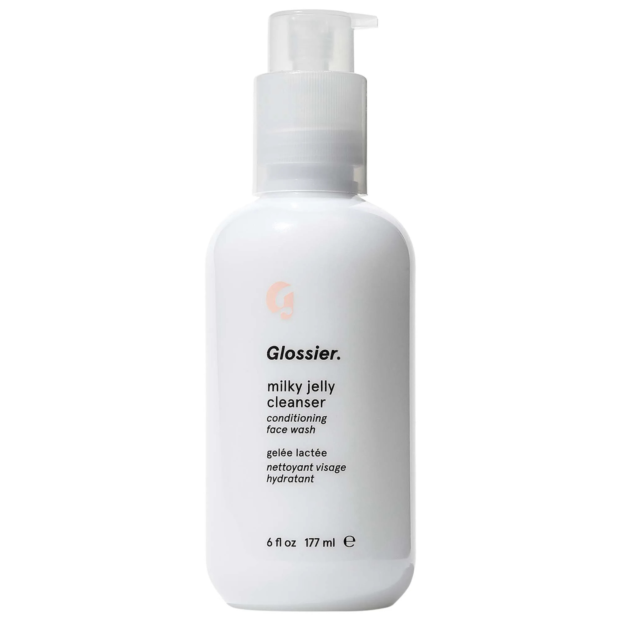 Glossier Milky Jelly Gentle Gel Face Cleanser 6 oz / 177 mL | Sephora (US)