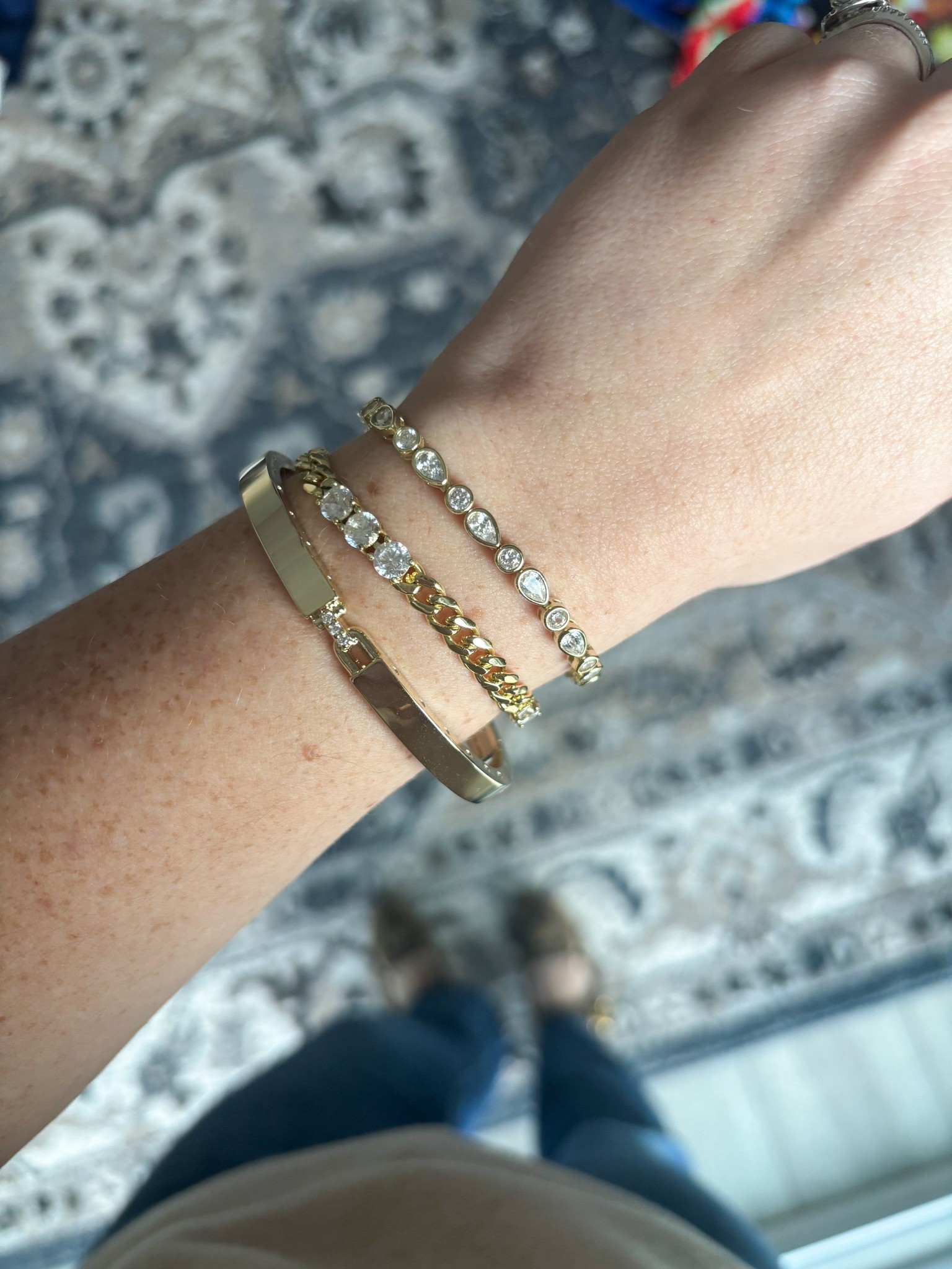 My current go to arm stack. All are from Melinda Maria. 

#LTKWorkwear #LTKootd #LTKdayinmylife