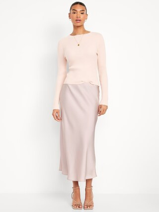 Satin Maxi Skirt | Old Navy (US)