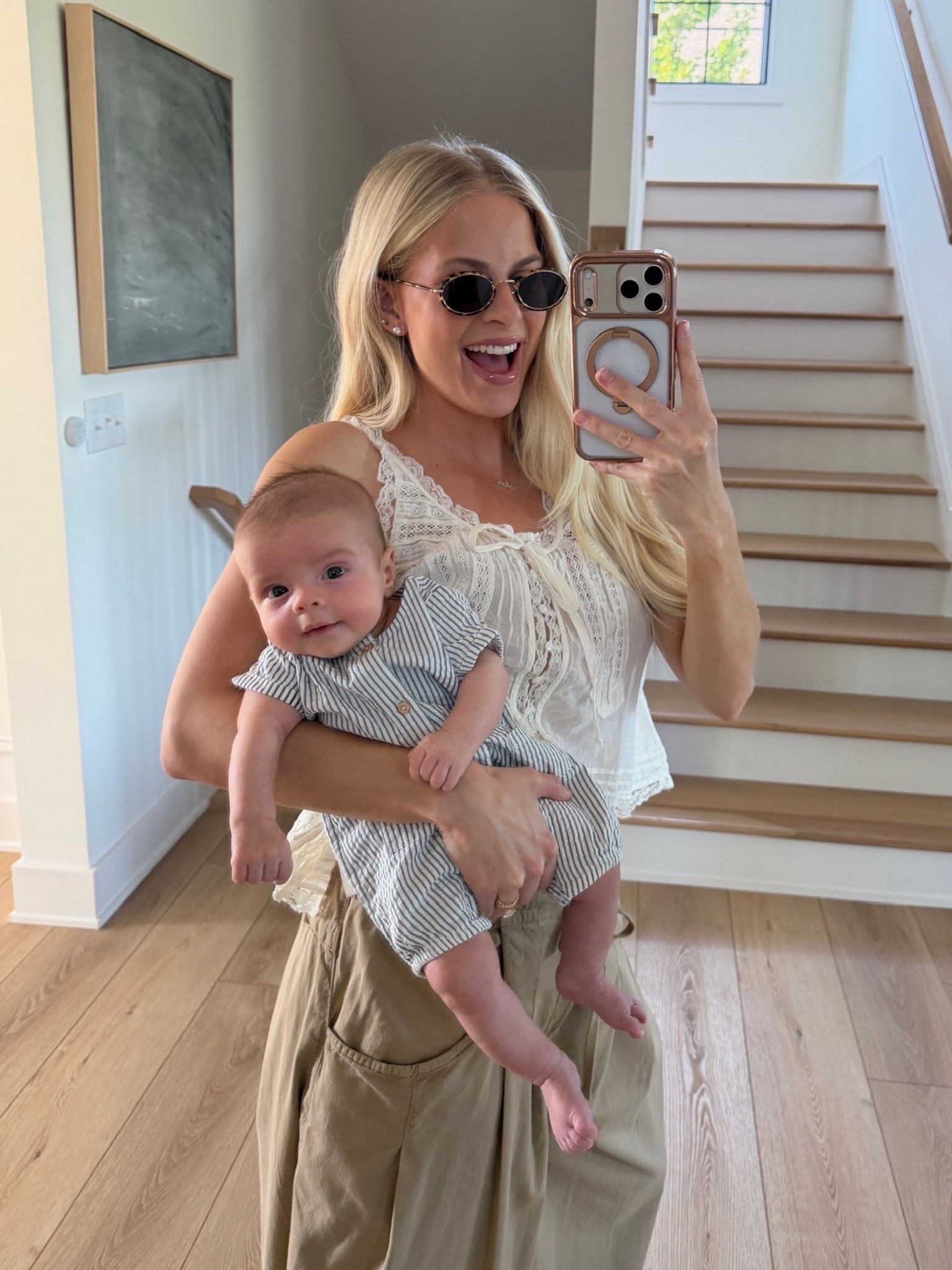 SIZE: small in tank, med pants, shoes tts, linked similar in all! Sunglasses brand vehla- linked similar!  #kathleenpost

Postpartum outfit, newborn phase, newborn baby, baby boy

#LTKmomlife #LTKootd #LTKBaby