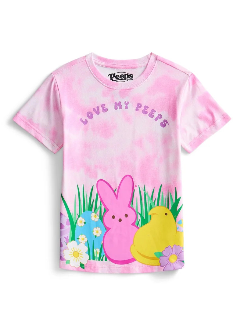 Peeps Girls Graphic Tee, Sizes 4-16 | Walmart (US)