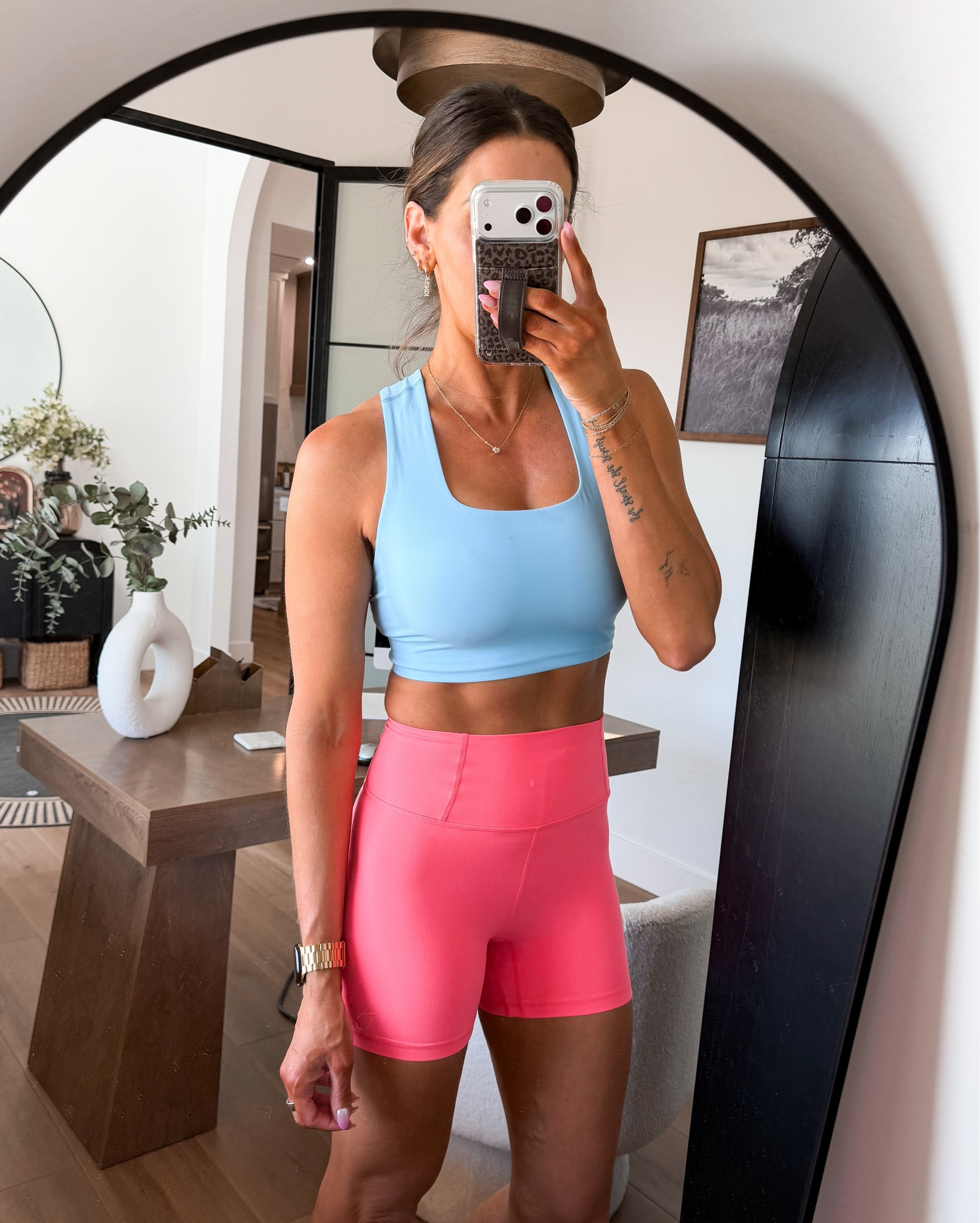 Sports bra-medium
Biker shorts-small
Sneakers-tts 

#LTKfitnessgoals #LTKActive #LTKootd