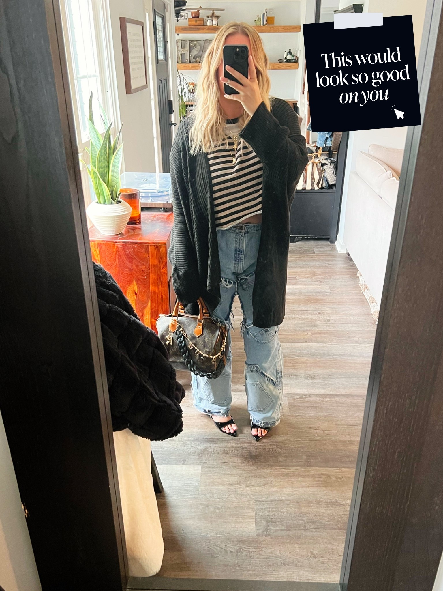 Jeans are Jaded Gypsy Levi’s, worth every penny. And the shoes are so comfortable true to size. I cropped my tee ✂️
Top medium
Cardigan medium

#LTKMothersDay

#LTKootd #LTKMidsize