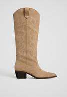 Leather cowboy boots | Stradivarius (UK)
