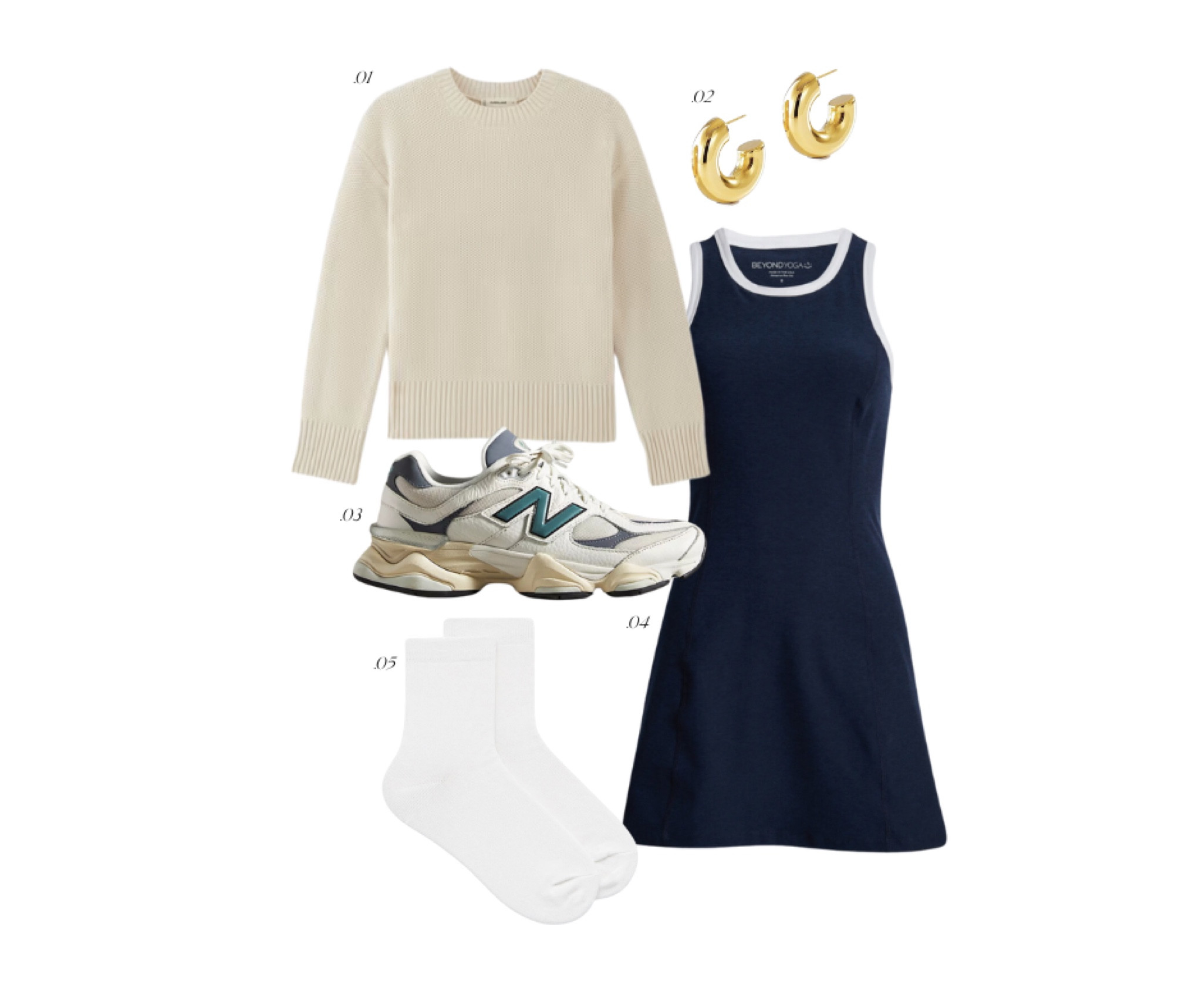 Athleisure Outfit // Tennis Dress // Fall Sweater // Chunky Sneakers // Always Coco Fine Huggies 

#LTKSeasonal #LTKStyleTip