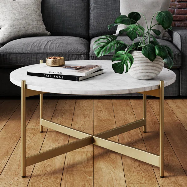 Belynda Cross Legs Coffee Table | Wayfair North America