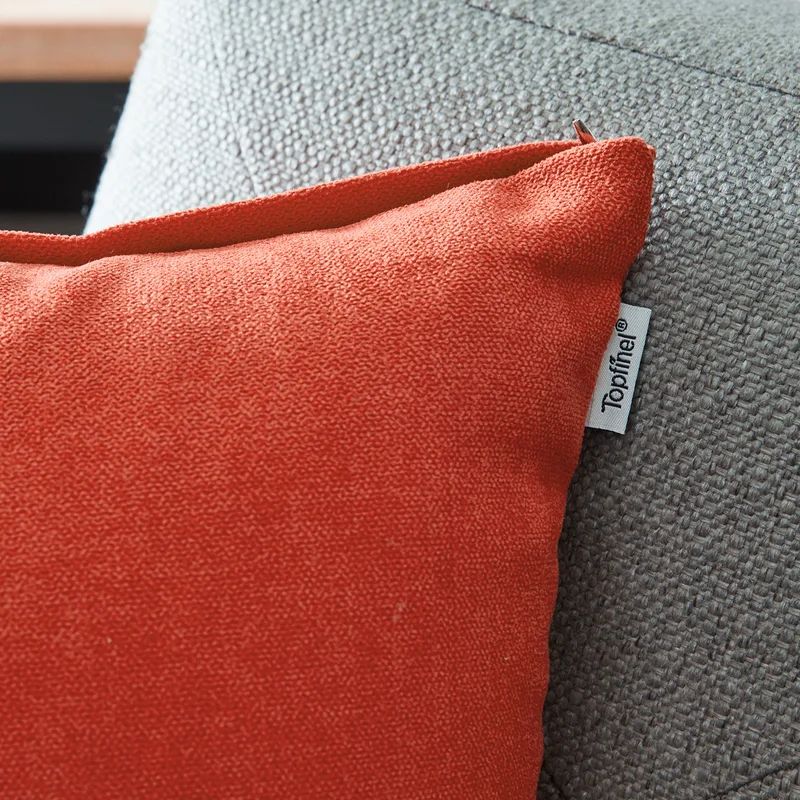 Square Chenille Pillow Cover (Set of 2) | Wayfair North America