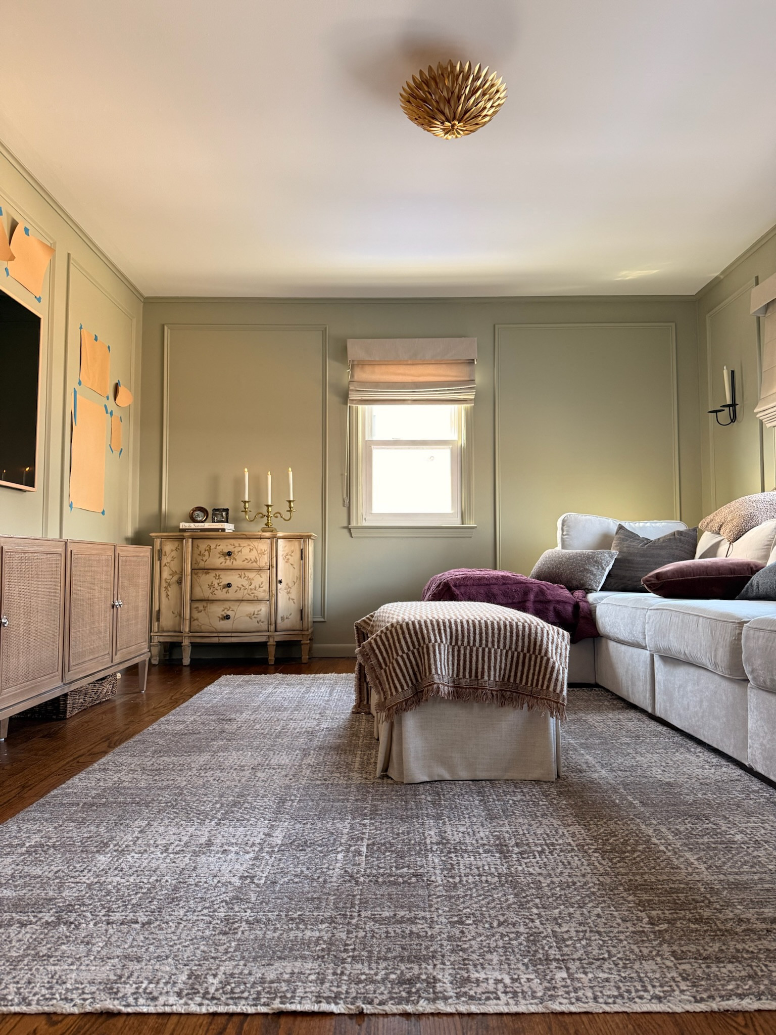 living room update - box moulding & paint done ✔️ 


#LTKHome