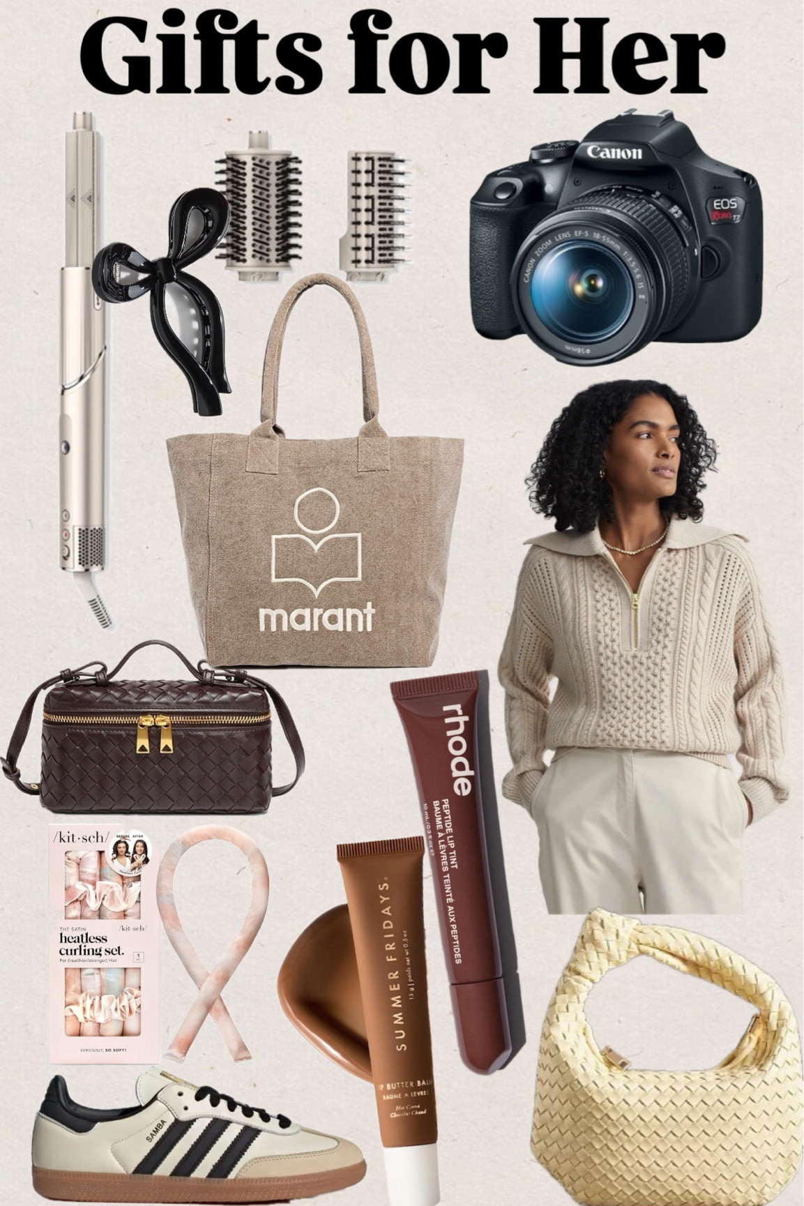Gifts for her
Tote bag
Sweater
Camera
Shark flex style
Bag
Heatless curls
Rhode beauty
Last minute gifts

#LTKSaleAlert #LTKFindsUnder100 #LTKGiftGuide