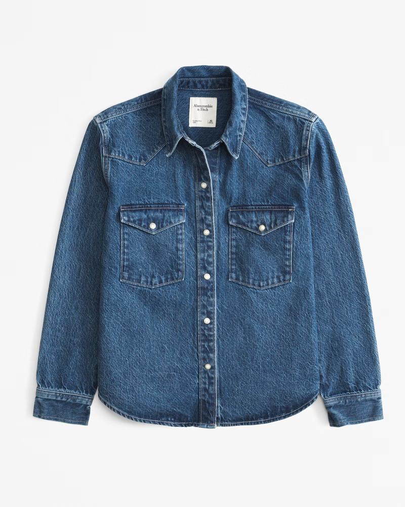 Western Denim Shirt | Abercrombie & Fitch (US)