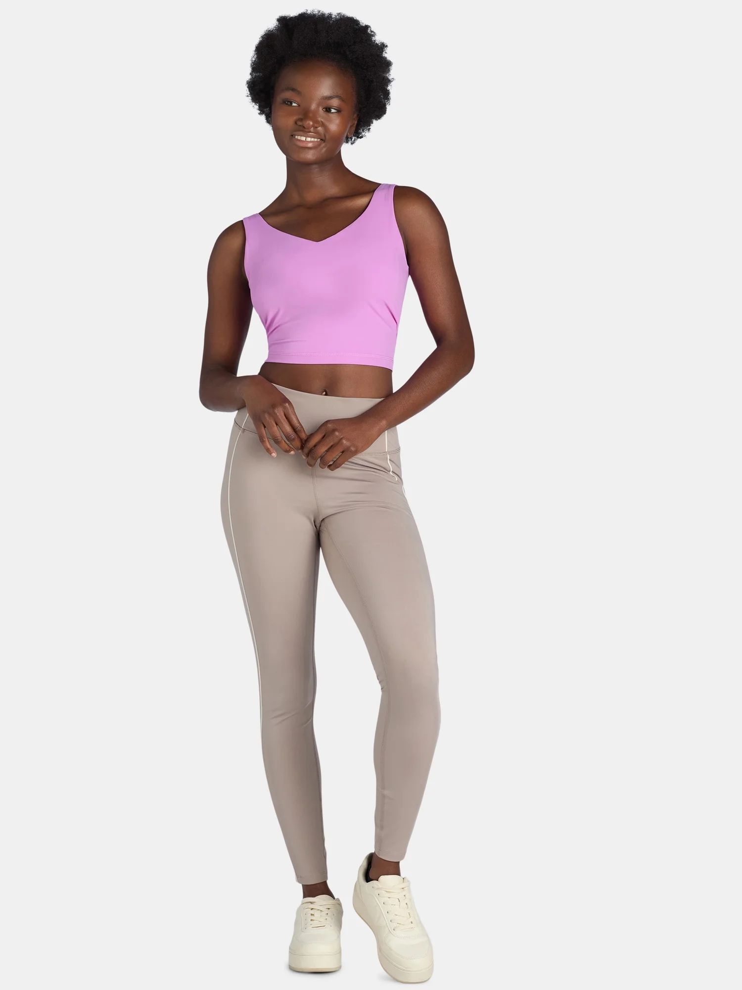 Avia Women's SoftSculpt Long Line Sports Bra, Sizes XS-XXXL | Walmart (US)