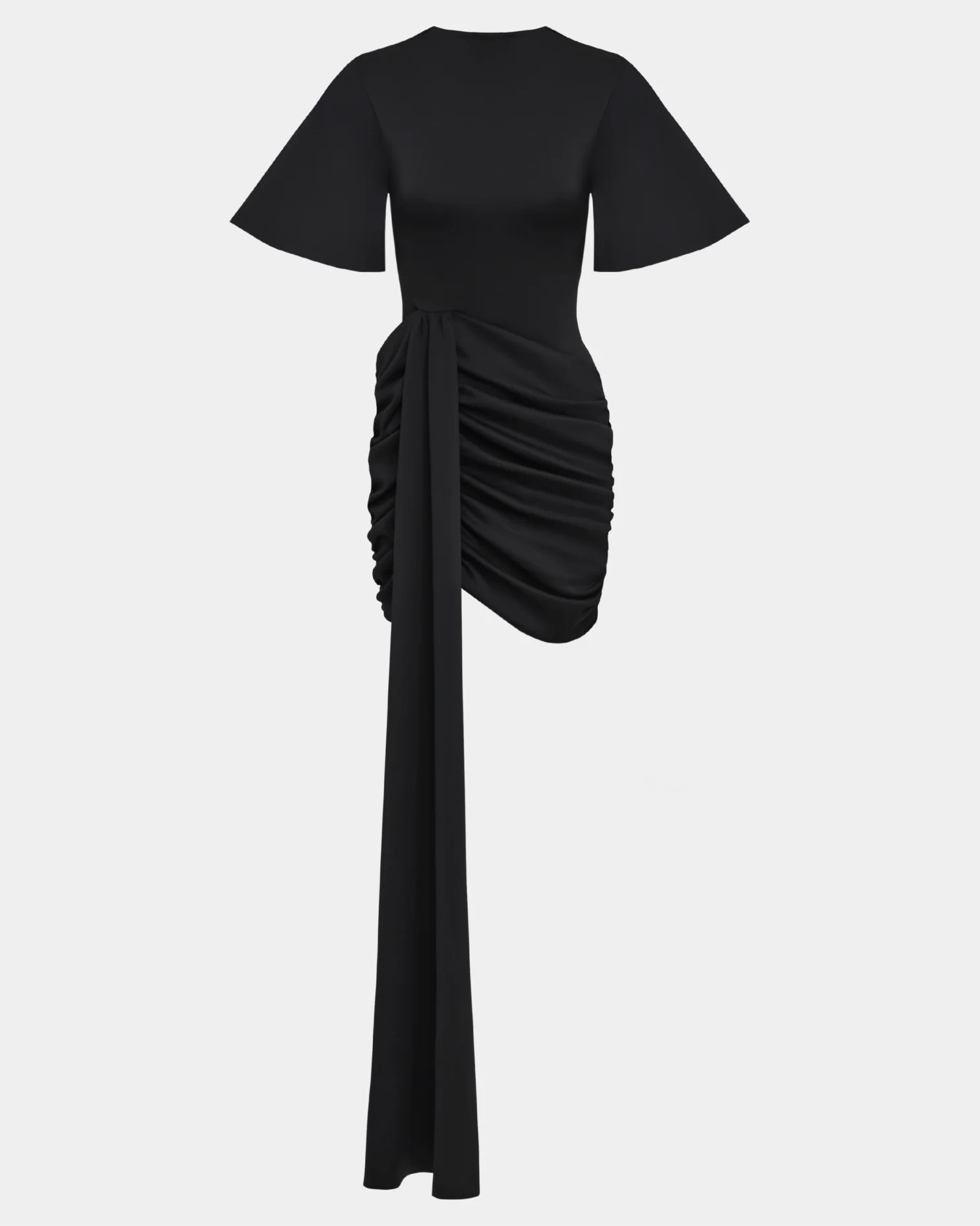 The Draped T-Shirt Mini Dress | Heiress Beverly Hills