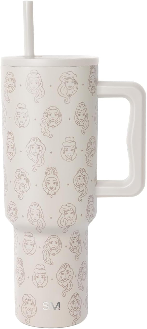 Simple Modern Disney 40 oz Tumbler with Handle and Straw Lid | Insulated Reusable Stainless Steel... | Amazon (US)