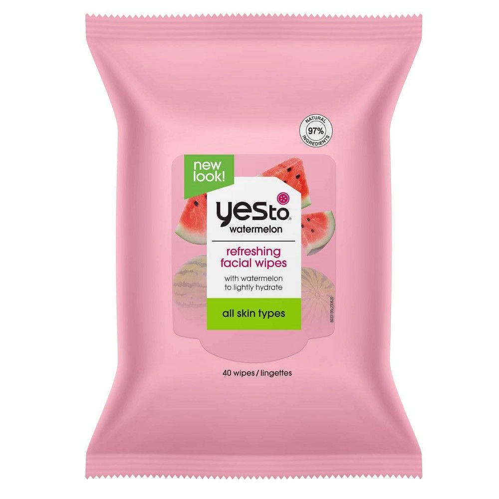 Yes To Watermelon Super Fresh Facial Wipes - 40ct | Target