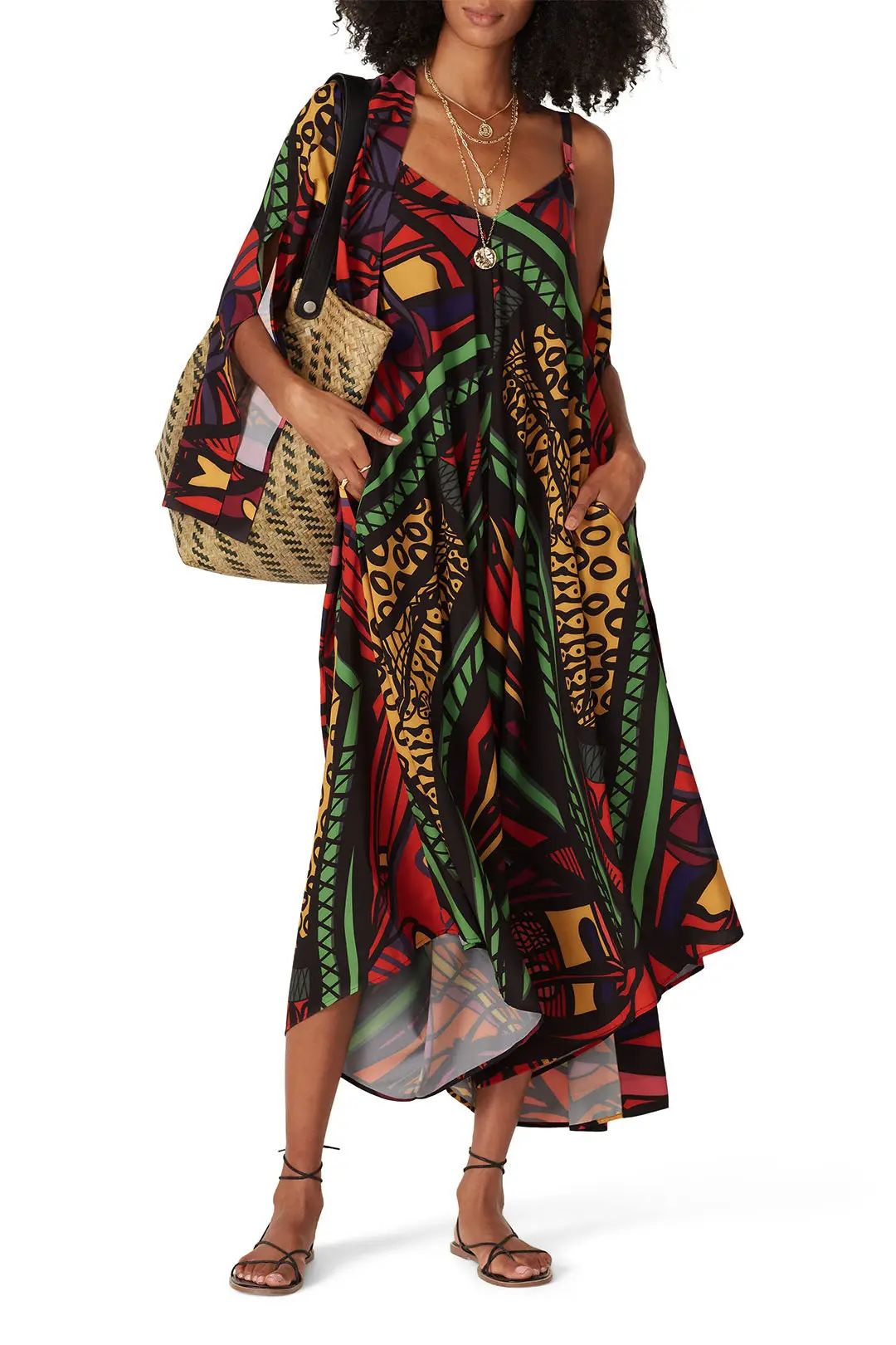 Kahindo Multi Print Kimono | Rent The Runway