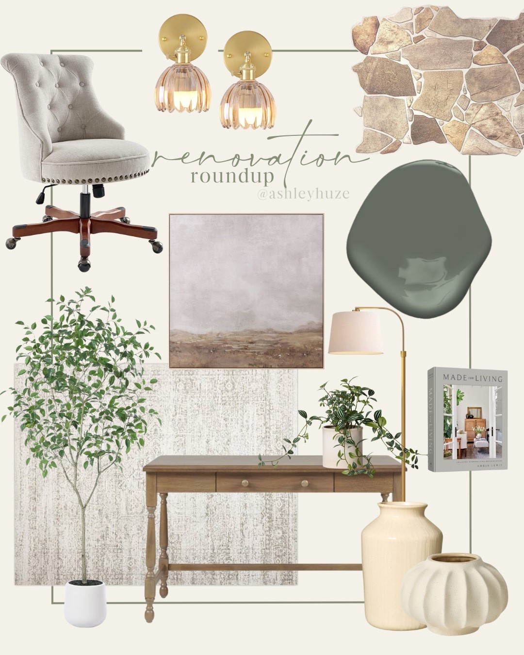 Color is Benjamin Moore 1575 rainy afternoon- roundup from my YouTube video walking though this living room renovation!

#LTKHome #LTKStyleTip #LTKSaleAlert