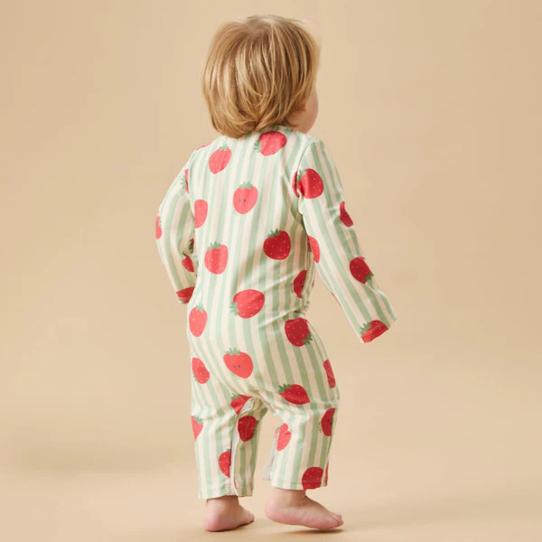Strawberry One-Piece Rashguard | Baby Mori (US)