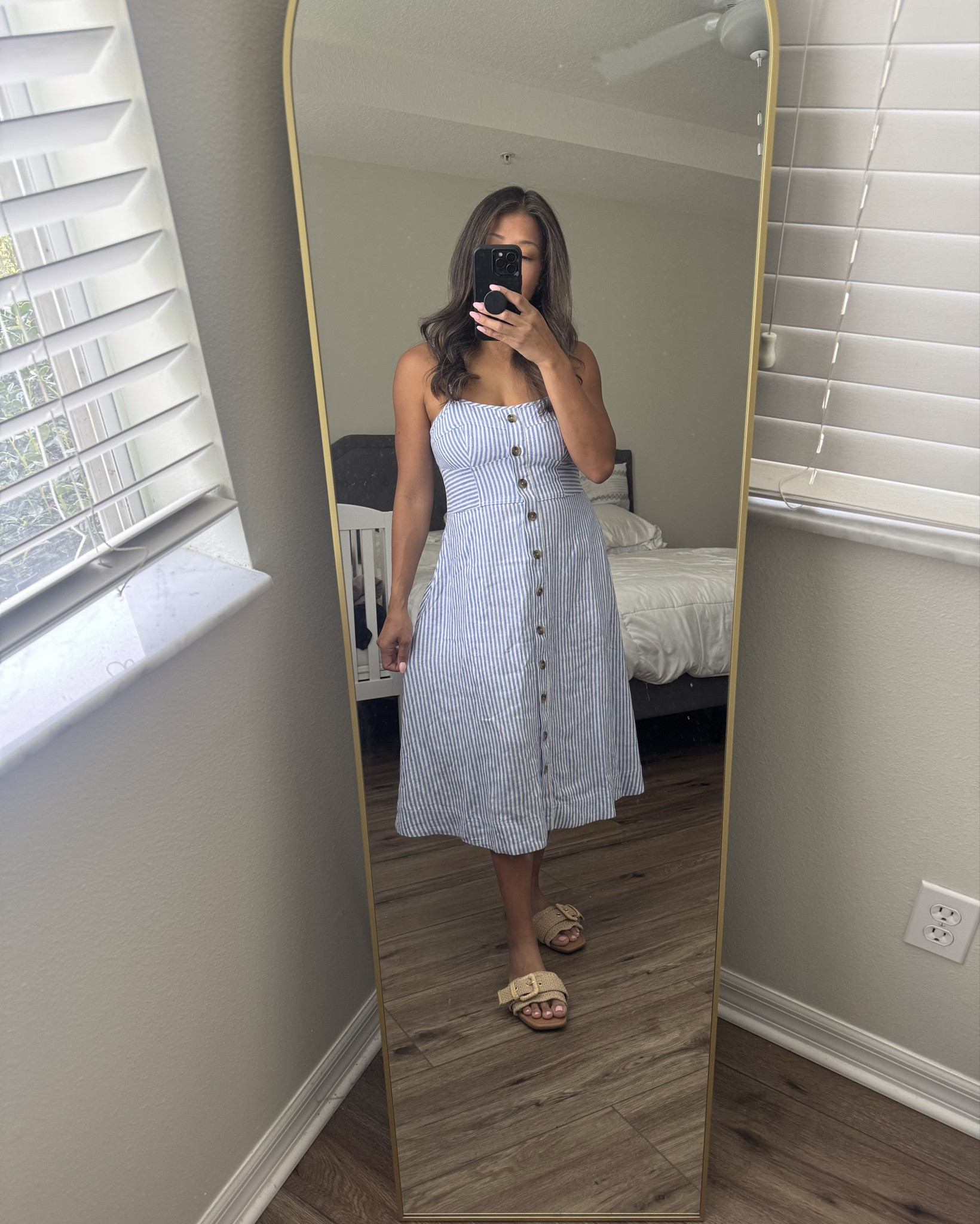 Feeling nautical in this blue and white striped dress! 

#LTKShoeCrush #LTKFindsUnder50 #LTKFamily
