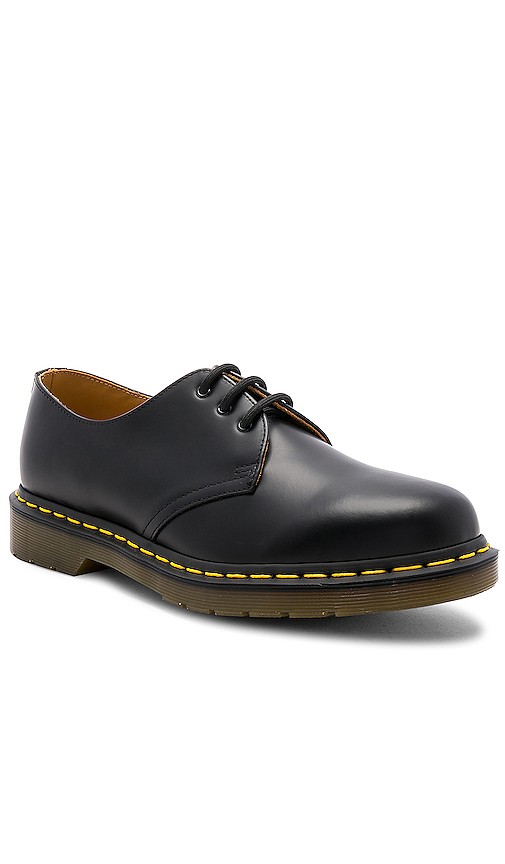 1461 3 Eye Gibson in Black | Revolve Clothing (Global)