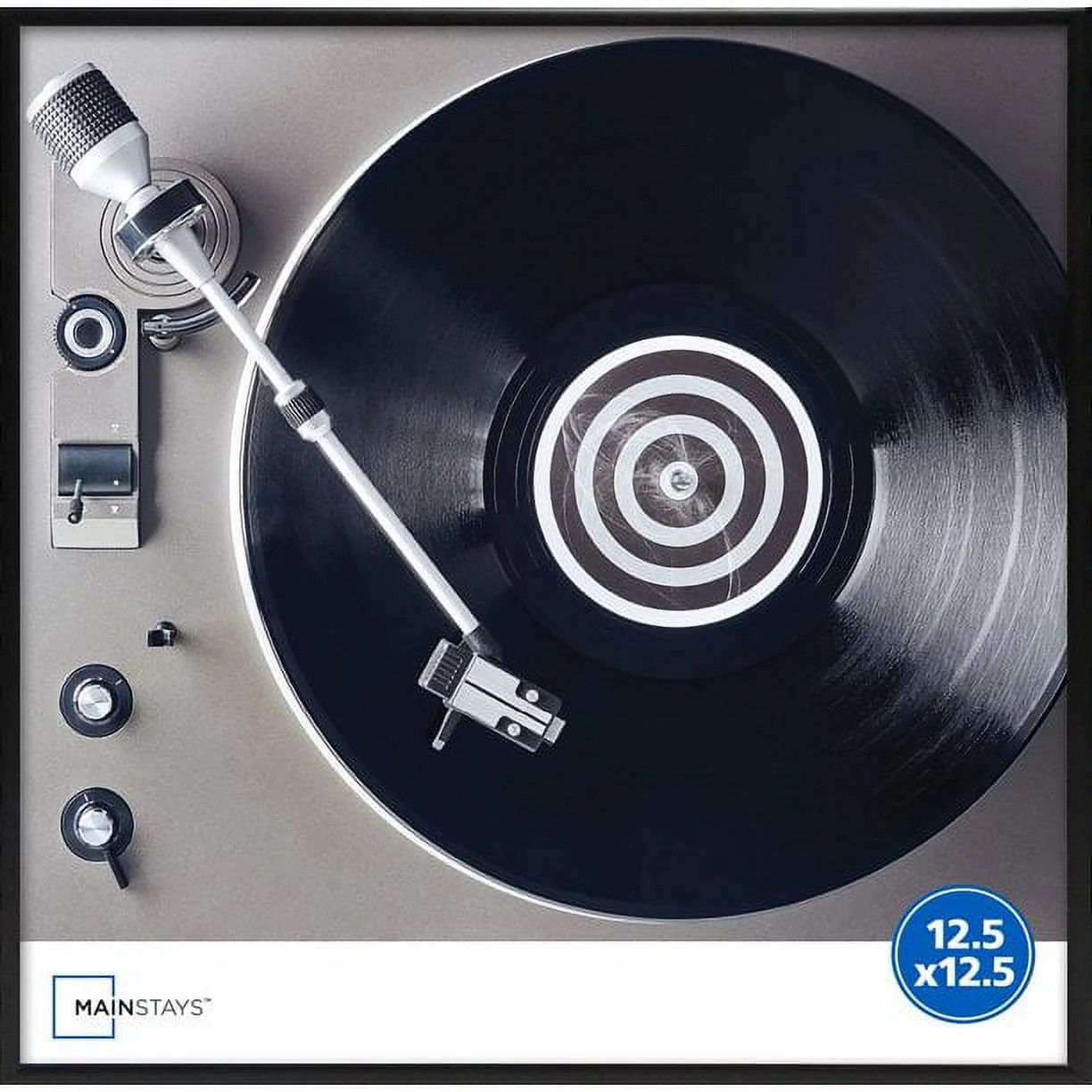 Mainstays 12.5x12.5 Metal LP Record Album Frame, Black | Walmart (US)