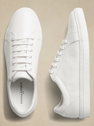 Vegan Leather Sneakers | Banana Republic Factory