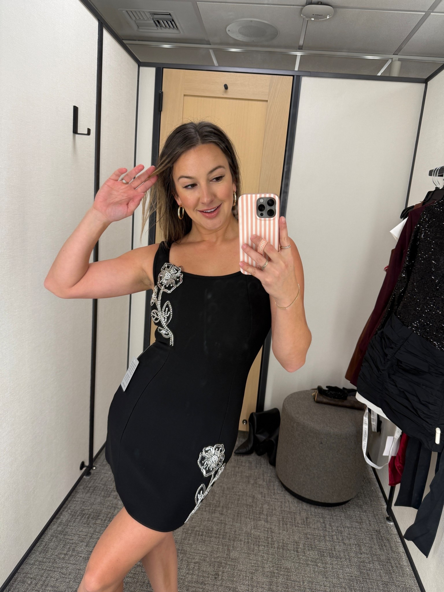 The detailing on this one is stunning! You could wear this any time of year! Super stretchy, fits so well, so comfortable. Wearing a medium! 

#LTKParties #LTKGiftGuide #LTKHoliday