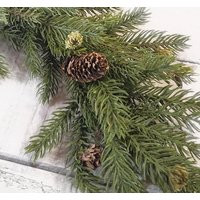 Winter Garland-Spruce Garland-Christmas Greenery-Winter Tablescape-Farmhouse Christmas Décor-Holiday Table Runner-Holiday Greenery Garland | Etsy (US)