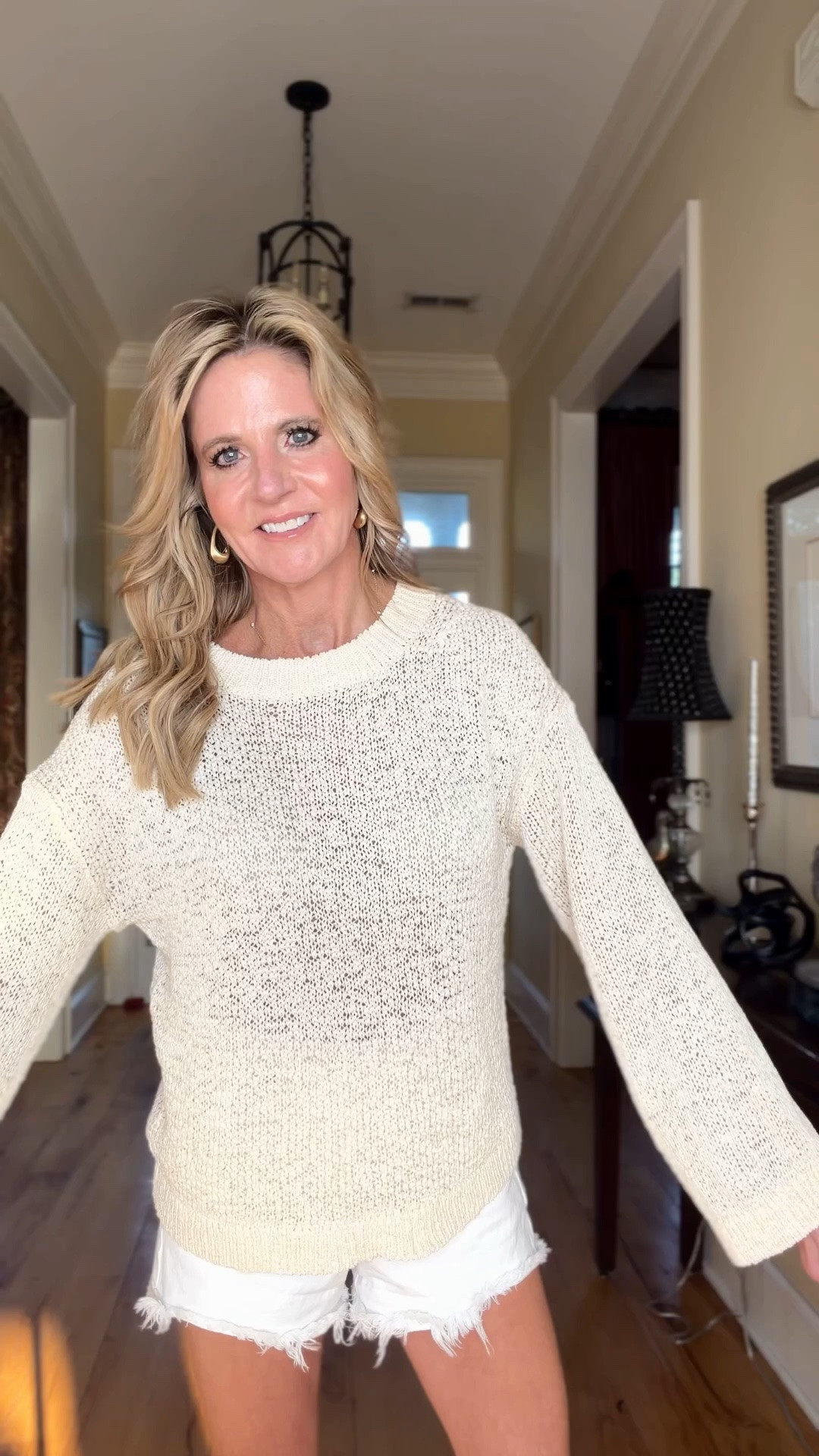 Perfect summer sweater. Comes in tons of colors. It’s very roomy. I’m in the XS.

#LTKootd #LTKOver40 #LTKSeasonal