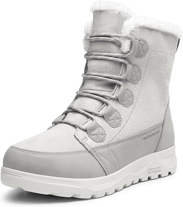 DREAM PAIRS Women's Winter Snow Boots Lace Up Warm Comfortable Faux Fur Lining Outdoor Ankle Boot... | Amazon (US)