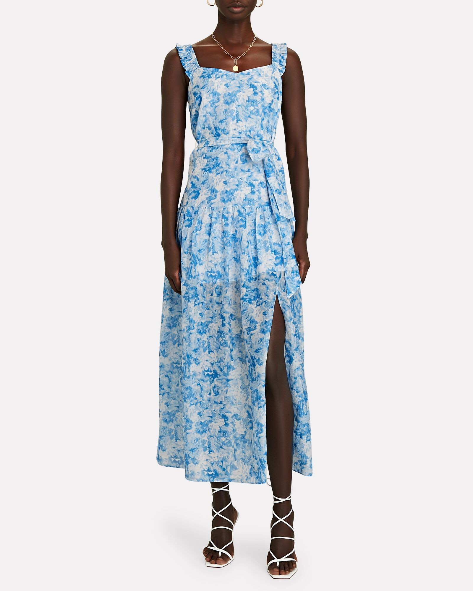 Jude Floral Print Midi Dress | INTERMIX