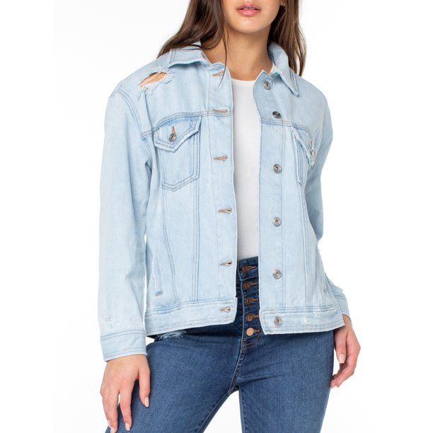 Celebrity Pink Women's Boyfriend Jacket - Walmart.com | Walmart (US)