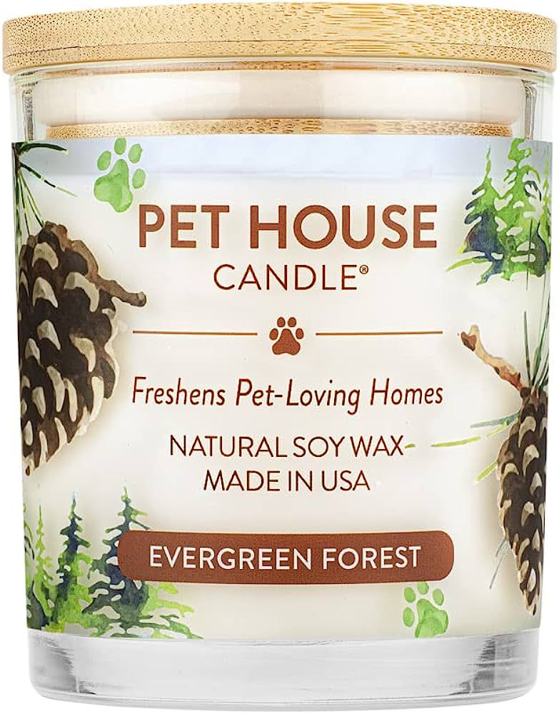 One Fur All, Pet House Candle - 100% Soy Wax Candle - Pet Odor Eliminator for Home - Non-Toxic an... | Amazon (US)