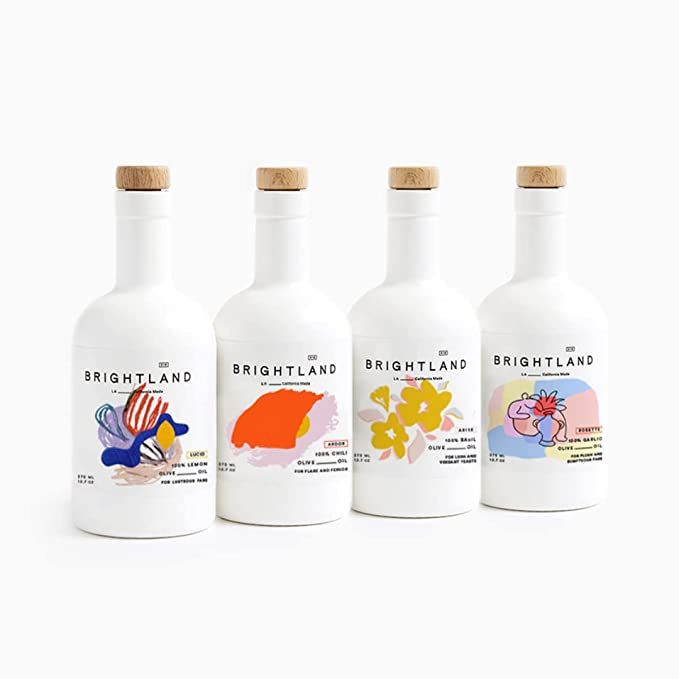 Brightland The Artist Capsule Cold-Pressed Olive Oils - Oprah’s Favorite Olive Oil Set Infused ... | Amazon (US)