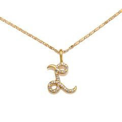"L" Everly Initial Necklace | Sequin | Sequin