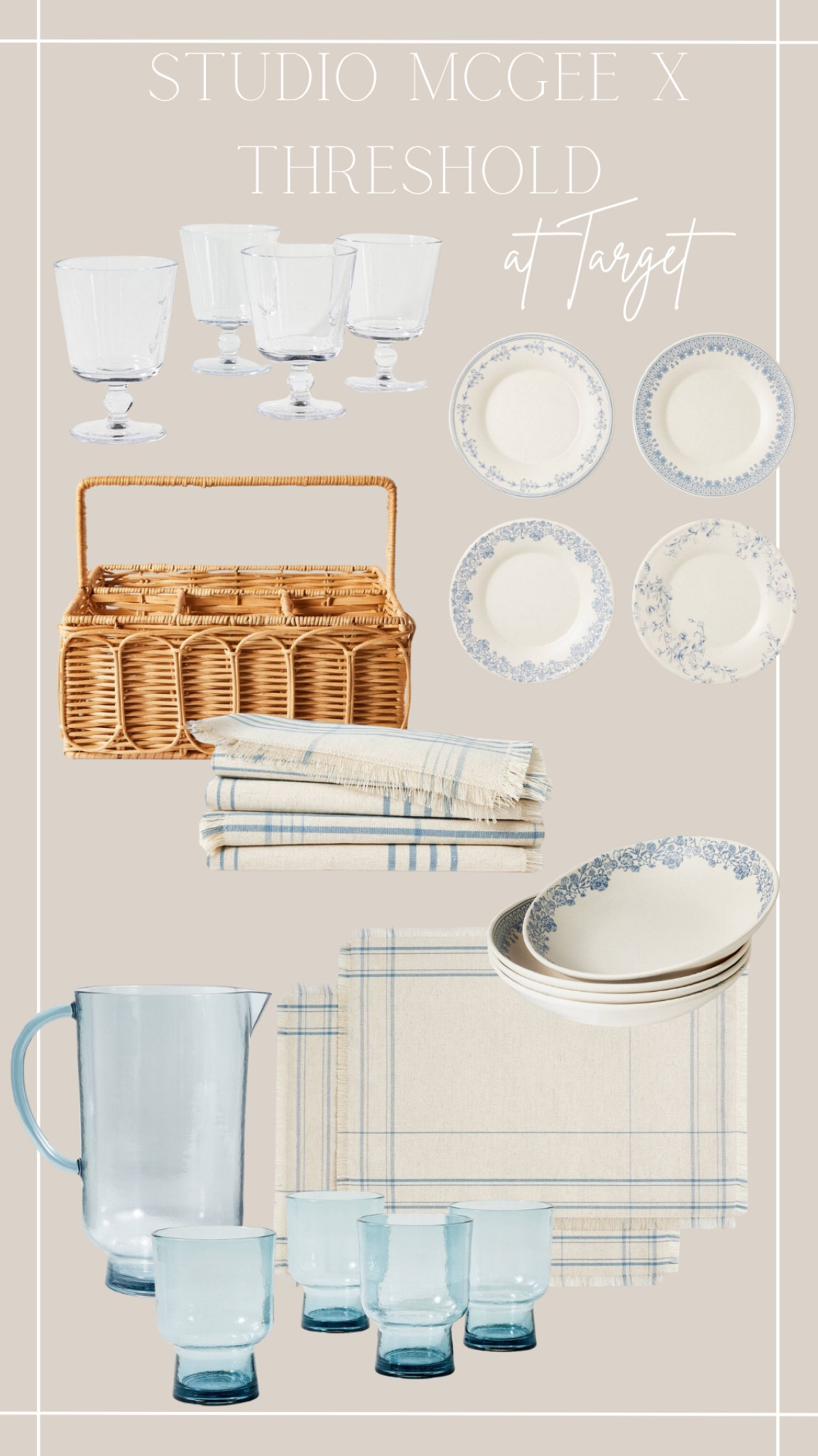 New spring dining from target. Studio McGee X threshold line. Plates, pitchers, table linens and more.

#LTKhome