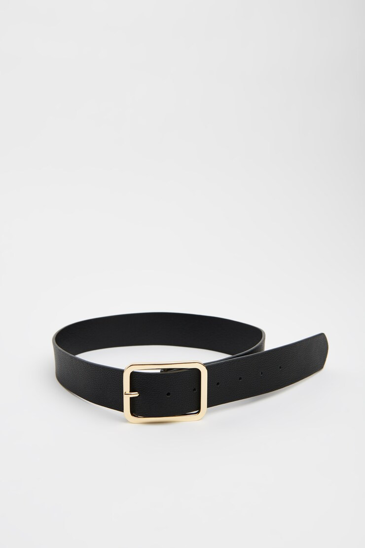 Rounded Square Buckle Belt | Dynamite Clothing