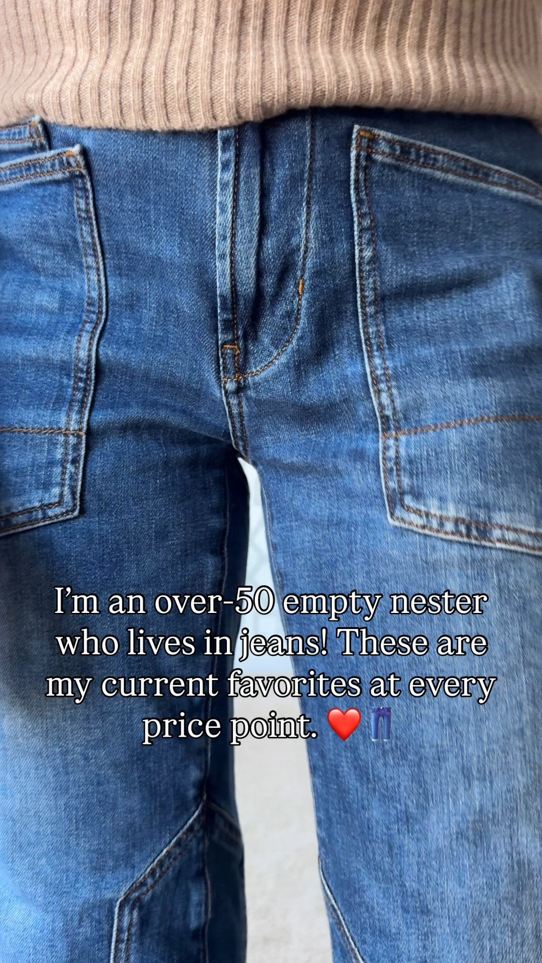 I’m an over-50 empty nester who wears jeans almost every single day—and these are my current favorites at every price point. For reference, I’m 5’7” and typically wear a size 25 or 26. Comfortable, flattering, and easy to style on repeat 🤍

#LTKgrwm #LTKOver40 #LTKootd