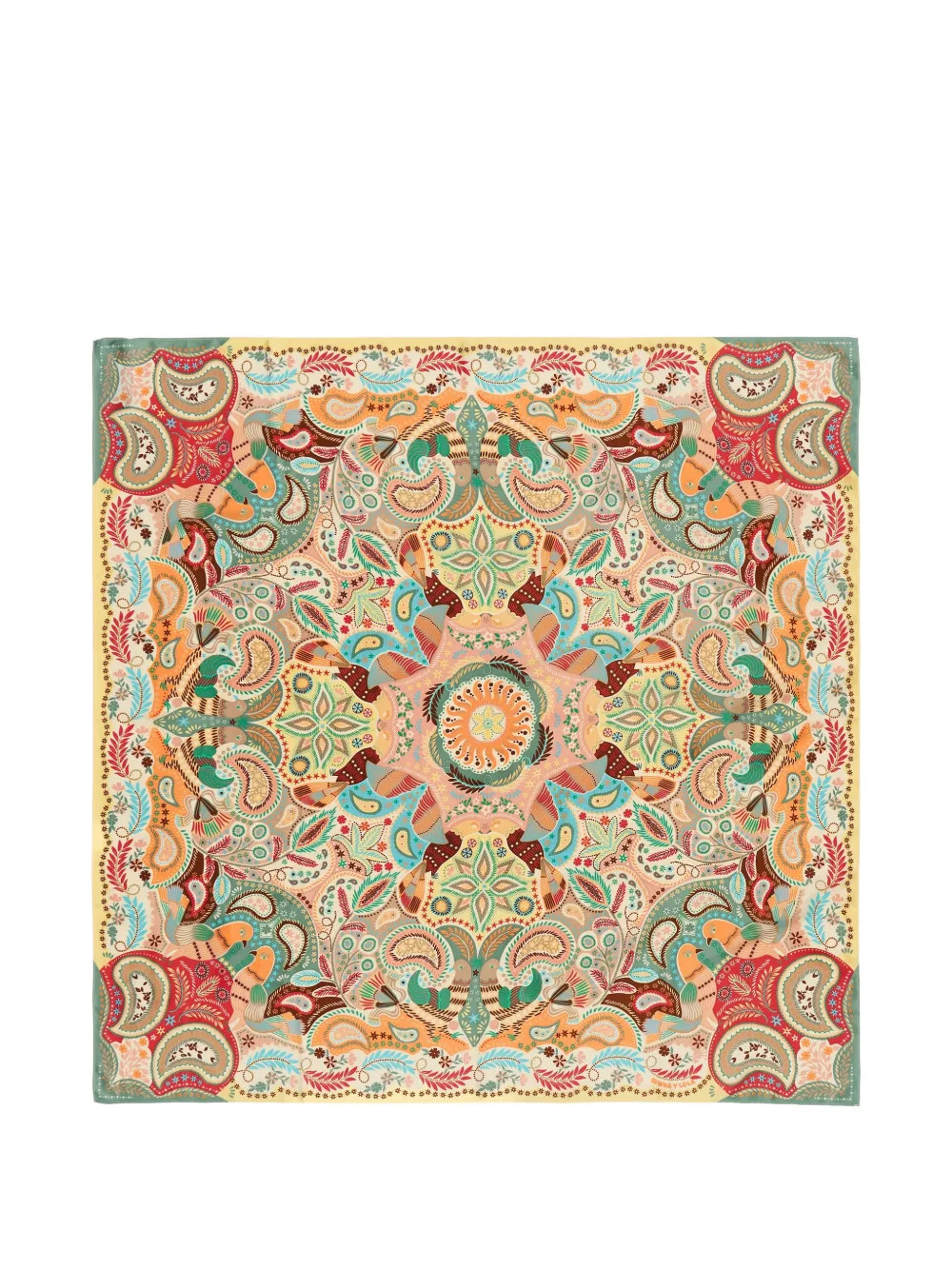 BIMBA Y LOLA  paisley-print Scarf | Yellow | FARFETCH | Farfetch Global