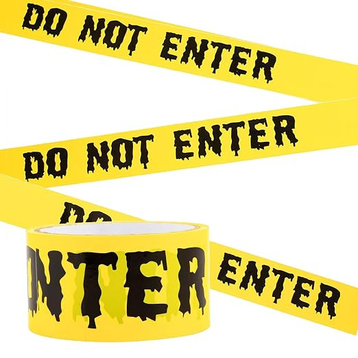 1.9inch x 82Feet Halloween Decorations Caution Tape Roll Halloween Caution Tape Halloween Tape Sc... | Amazon (US)