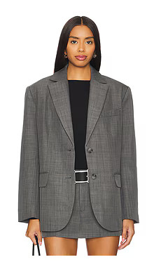 ASTR the Label Isadora Blazer in Charcoal from Revolve.com | Revolve Clothing (Global)