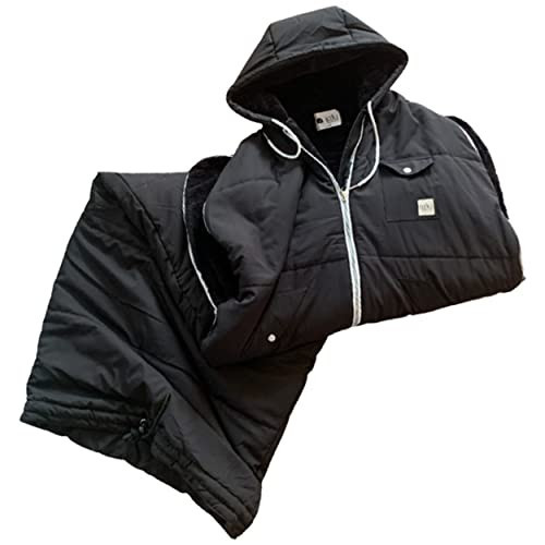 IGLU Outfitters Wearable Sleeping Bag Long Puffer Jacket Stadium Sack Camping Sports Stadiums Poncho Blanket Small | Amazon (US)