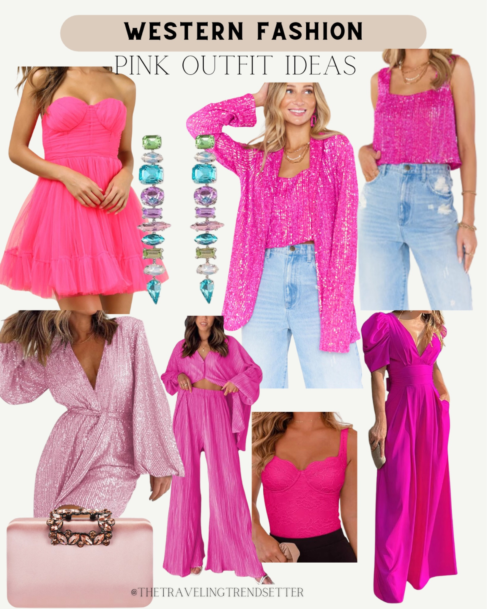 Pink outfit ideas - NFR fashion - outfit ideas - Vegas outfit - date night - video night outfit - Nashville 

#LTKWorkwear #LTKFindsUnder100 #LTKHoliday